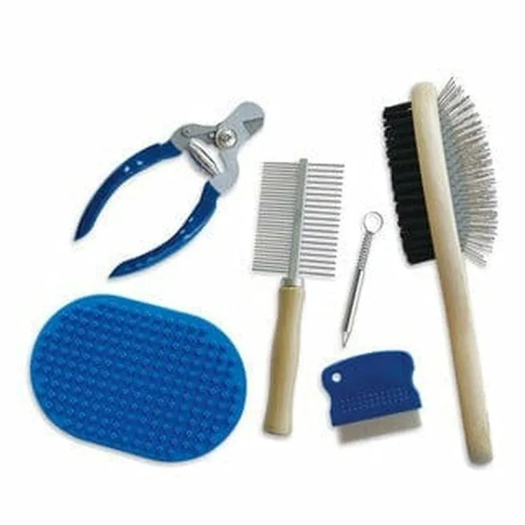 GROOMING SET BLACK & BLUE
