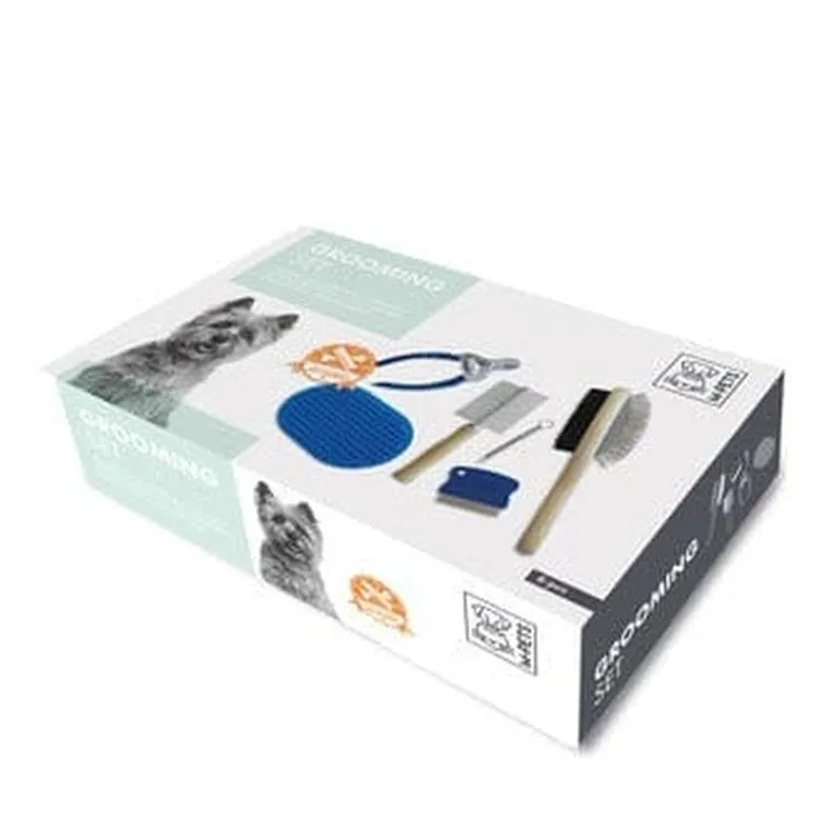GROOMING SET BLACK & BLUE