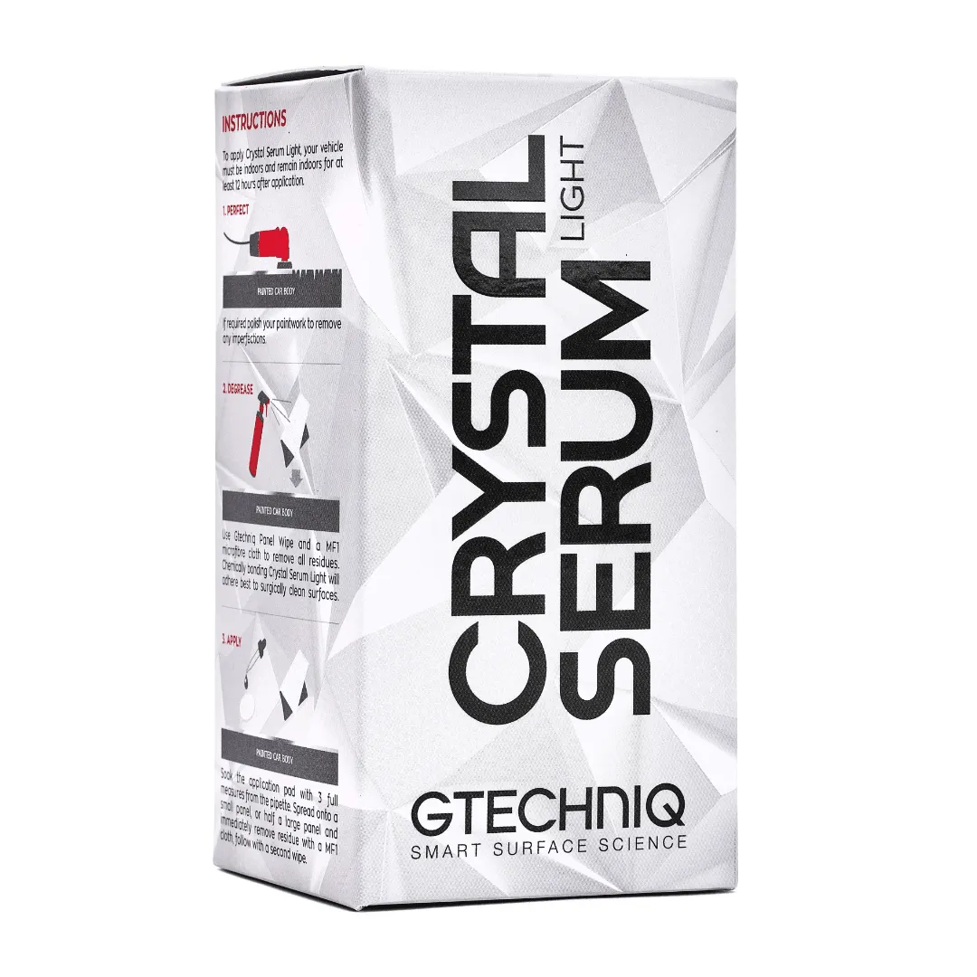 GTECHNIQ | Crystal Serum Light Accredited