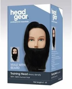 Head Gear Male With Beard Training Head