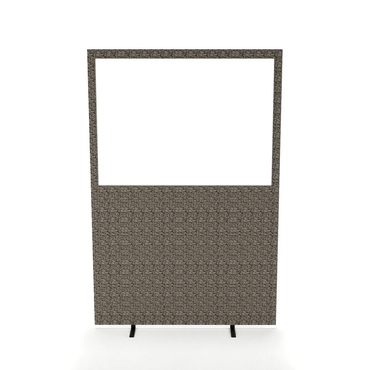 Impulse Plus Oblong Half Vision Floor Screen - 1650mm High, MDF & Acrylic, 1200/1600mm Width, 28mm Thick, 3-Year Guarantee