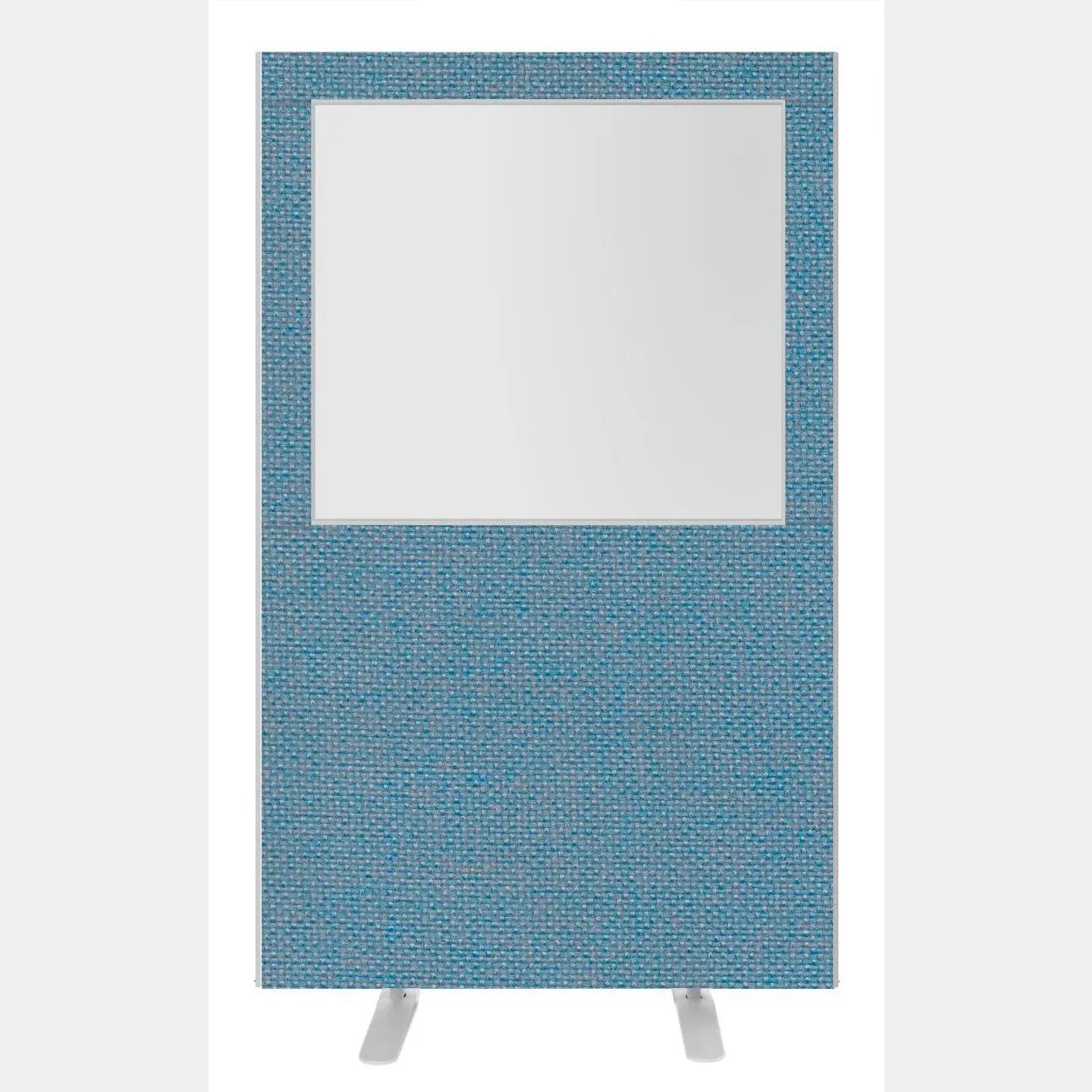 Impulse Plus Oblong Half Vision Floor Screen - 1800mm High, MDF & Acrylic, 1200/1600mm Width, 28mm Thick, 3-Year Guarantee