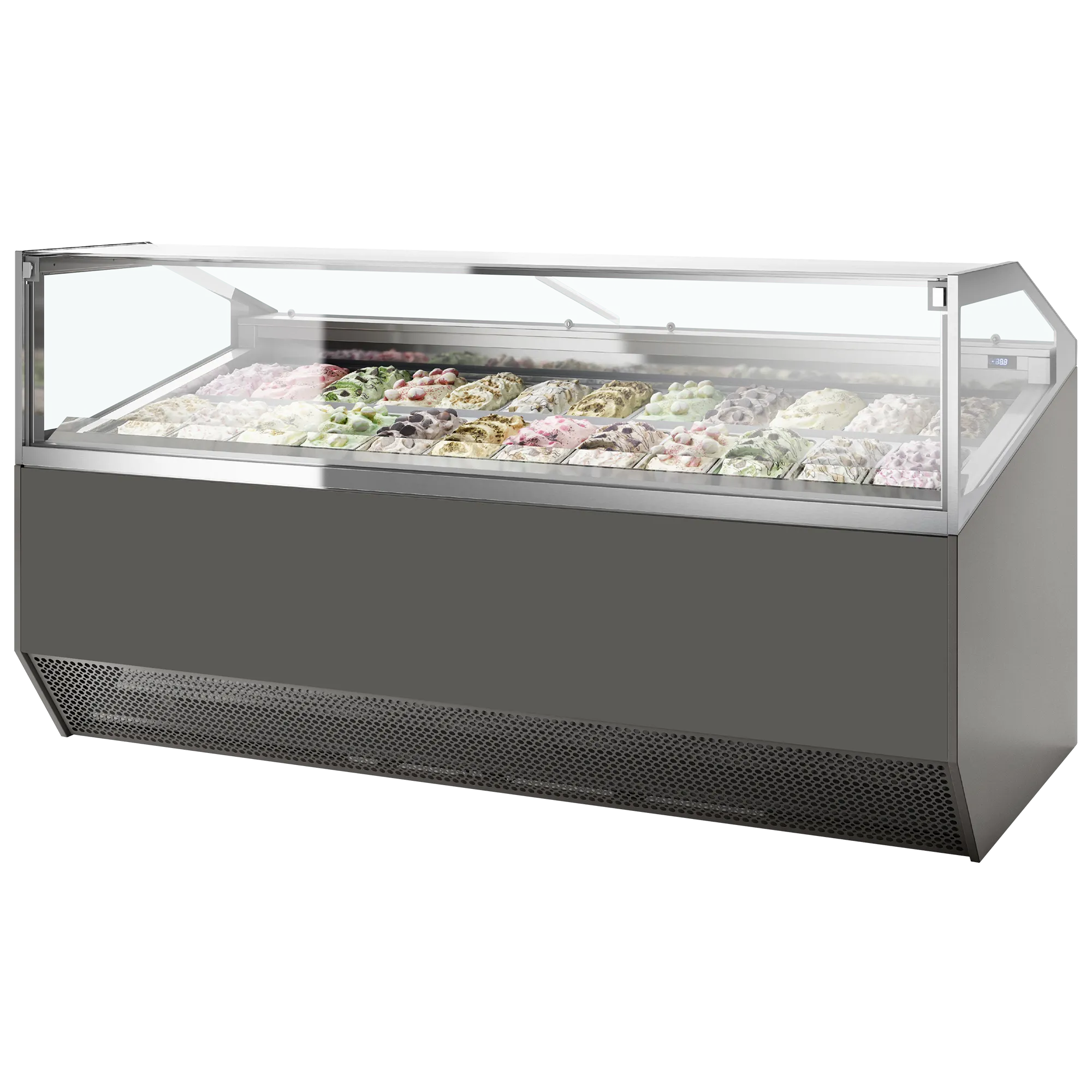Isa Ventilated Scoop Ice Cream Display - SUPER CAPRI 12