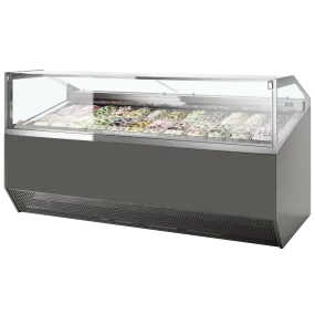 Isa Ventilated Scoop Ice Cream Display - SUPER CAPRI 24