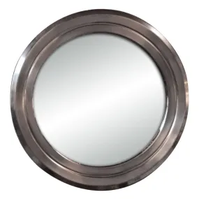 Italian 70's Stainless Sergio Mazza Mirror