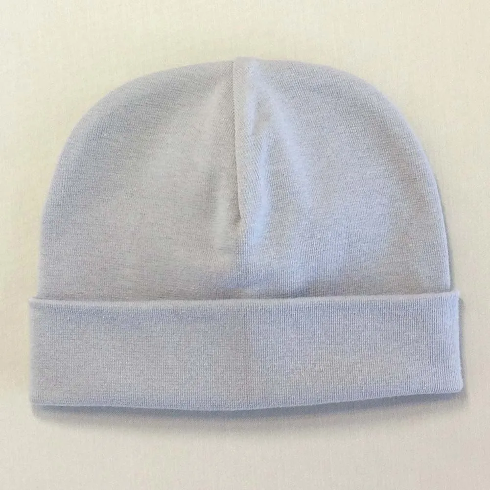 Itty Bitty Baby Soft   Stretchy Solid Touque - Silver (Preterm, 4-6lbs) (70526GP) (Open Box)