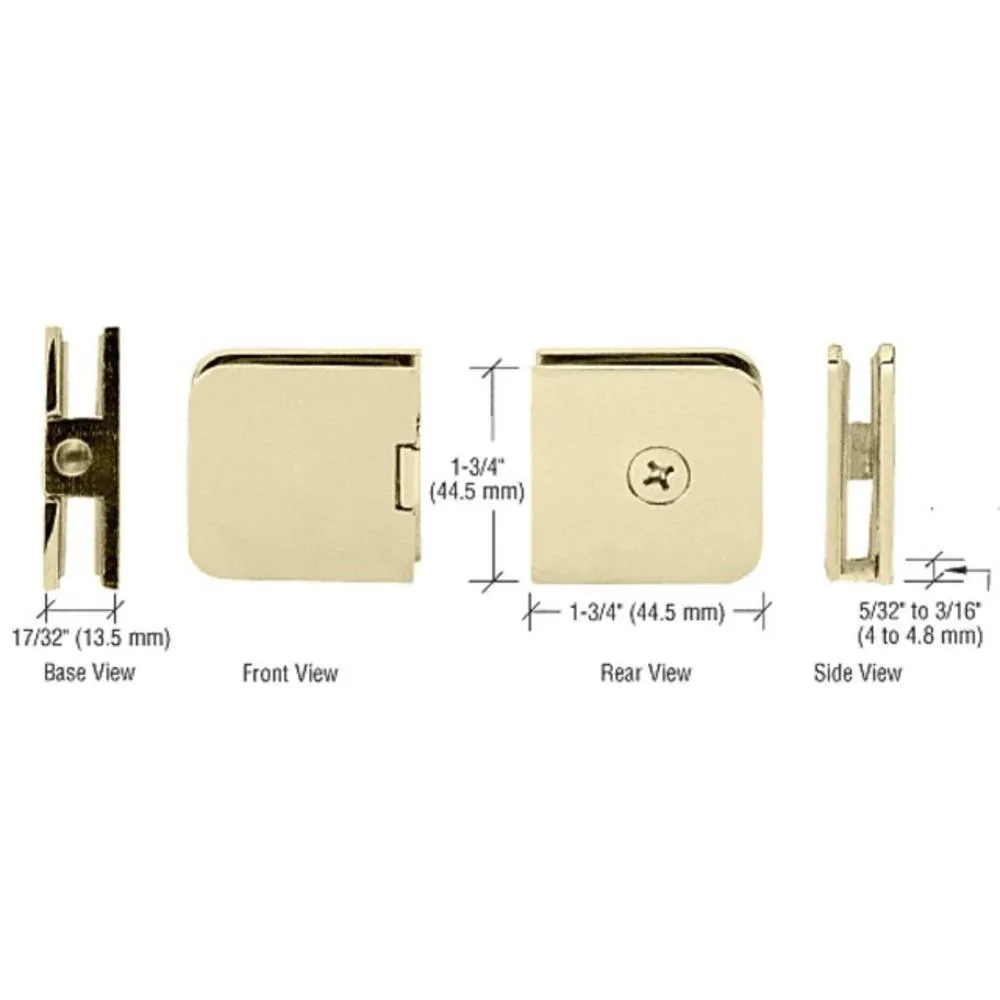 Junior Traditional Style Fixed Panel U-Clamp