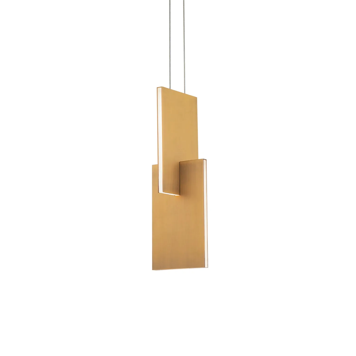 LED Chandelier from the Amari Collection in Aged Brass Finish by Modern Forms
