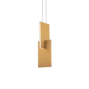 LED Chandelier from the Amari Collection in Aged Brass Finish by Modern Forms