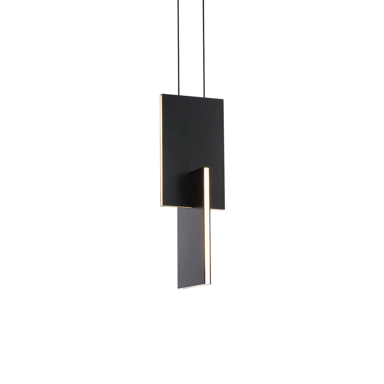 LED Chandelier from the Amari Collection in Black Finish by Modern Forms