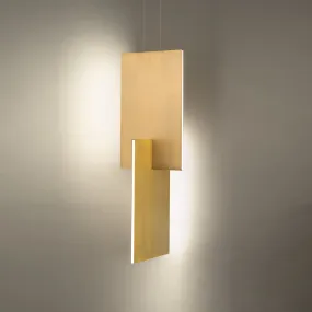 LED Pendant from the Amari Collection in Aged Brass Finish by Modern Forms