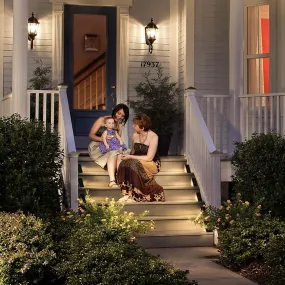 LED Solar Step Lights for Outdoor Stair - Triangle Solar Deck Light for Garden, Patio, Yard, Porch and  Front Door
