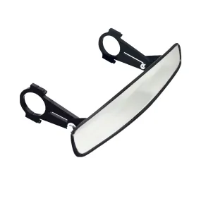 Longacre 14" Wide Angle Mirror Kit, Roll Bar Size: 1 3/4"  - Short Brackets