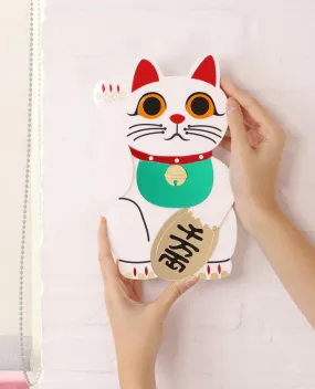Maneki neko cat wall decor