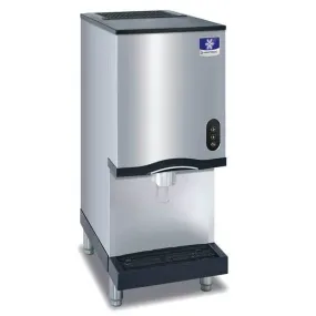 Manitowoc CNF0202A-161L 16 1/4" Air Cooled Countertop Nugget Ice Maker / Water Dispenser - 20 lb. Bin with Lever Dispensing - 120V