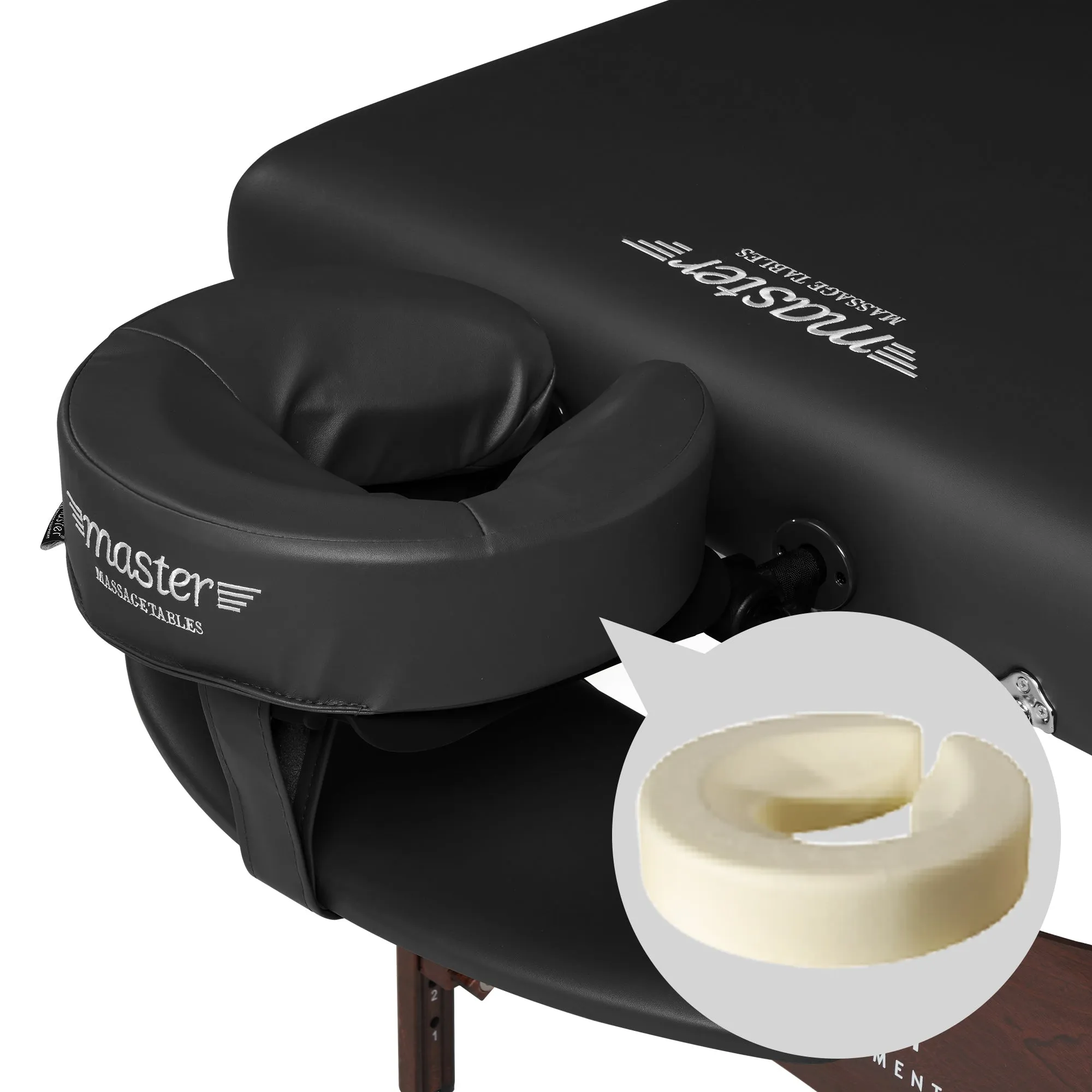 Master Massage 30" Newport™ Portable Massage Table Package with Best Selling Size & (Black)