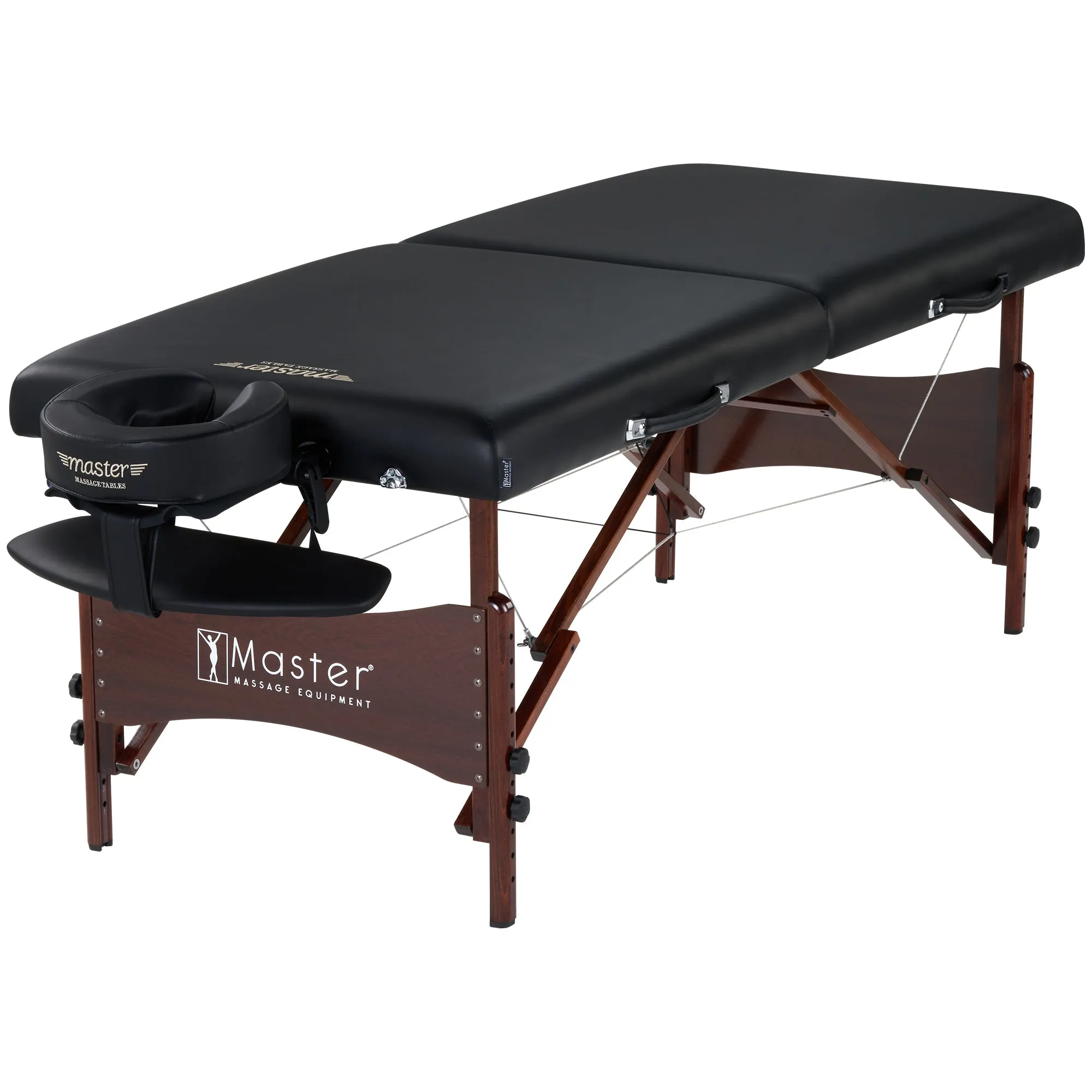 Master Massage 30" Newport™ Portable Massage Table Package with Best Selling Size & (Black)