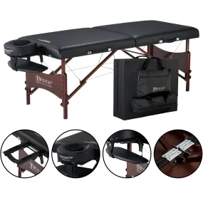Master Massage 30" Newport™ Portable Massage Table Package with Best Selling Size & (Black)