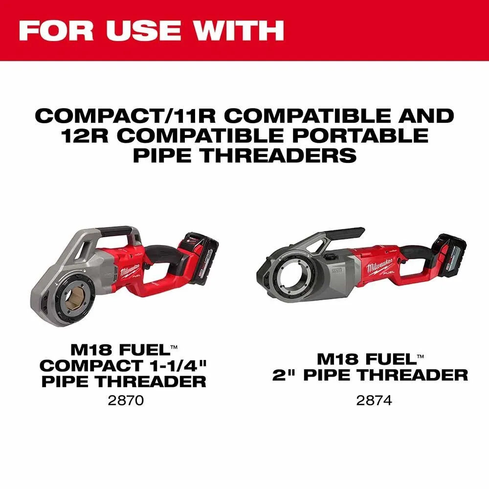 Milwaukee 48-36-1109 1" High Speed NPT Portable Pipe Threading Dies