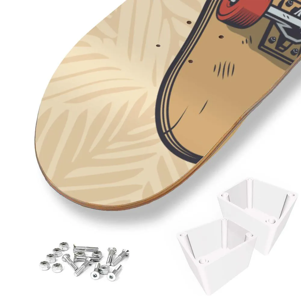 Mind-blowing Tiger Skateboard Wall Art