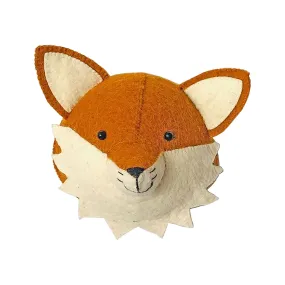 Mini Fox Cub Head Wall Mount