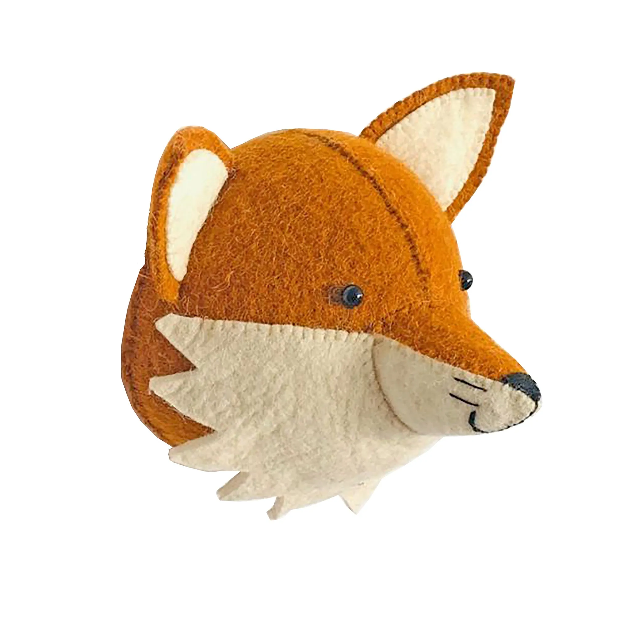 Mini Fox Cub Head Wall Mount