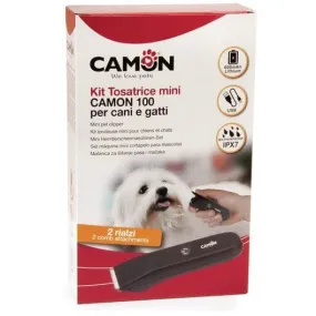 Mini Trimmer- Camon100, 5W, Waterproof Ipx7, 600Ma Li-Ion, Usb Plug, 2 Blade Combs (3Mm;6Mm)