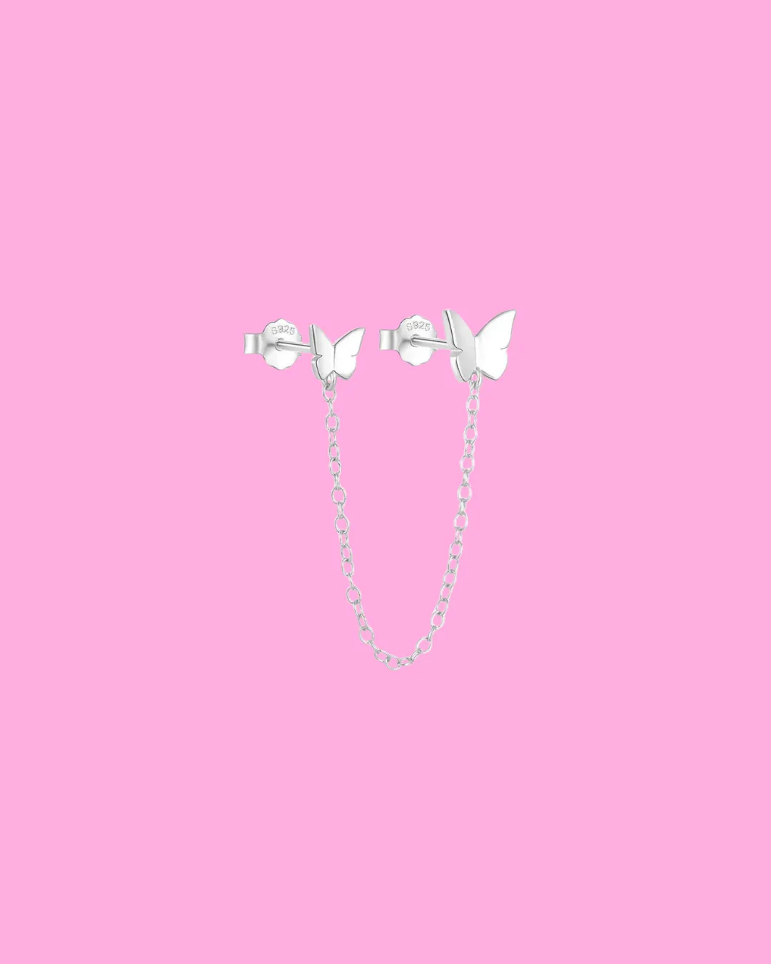 Ophee - connected butterfly - Silver
