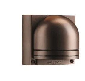 Outdoor Post Sconce Light Bronze Uses (1) 10-Watt G12 1/2 Candelabra Base Lamp