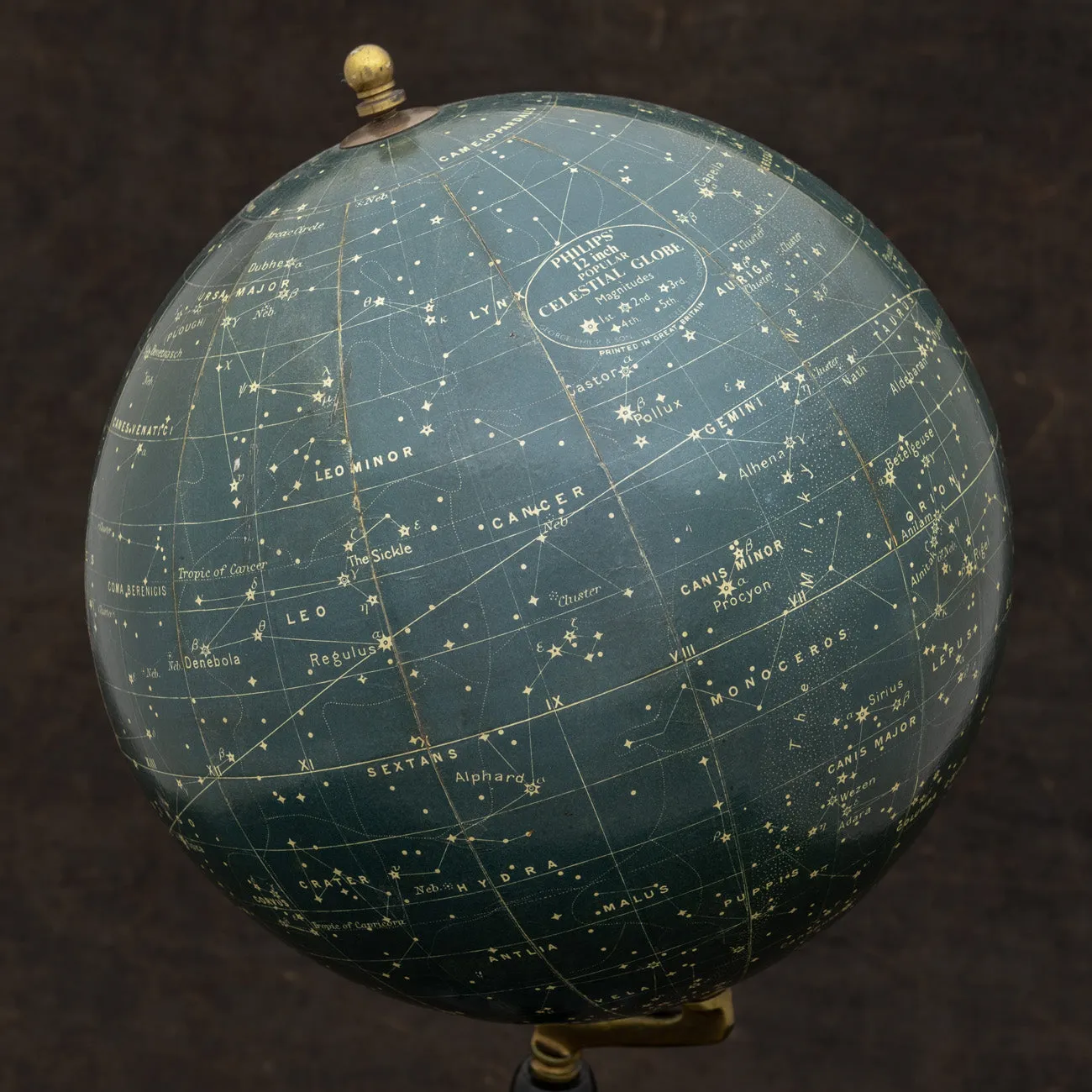 Pair of Philip & Son 12 Inch Globes