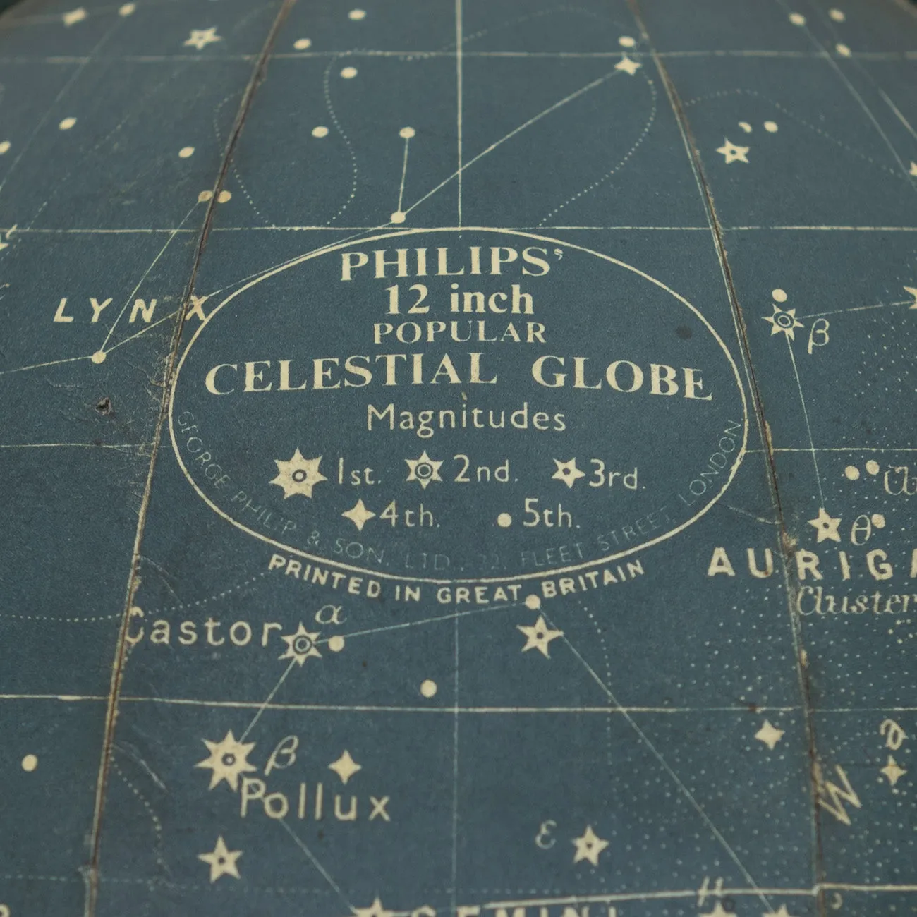 Pair of Philip & Son 12 Inch Globes