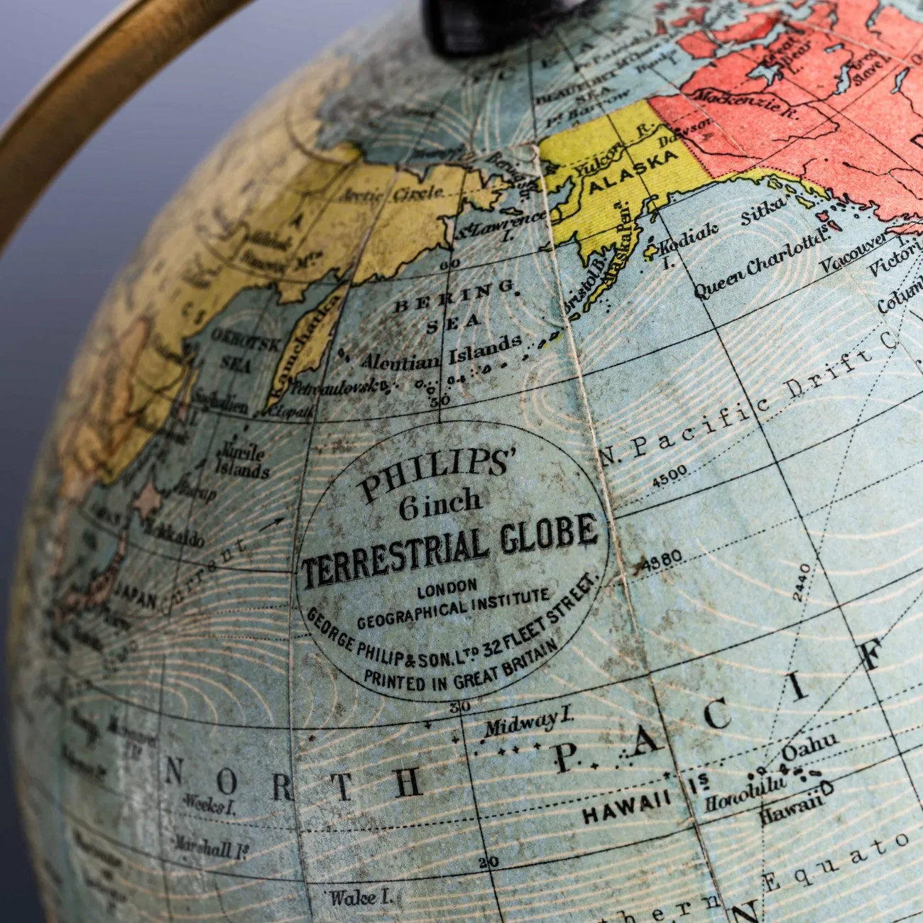 Pair of Terrestrial and Celestial Globes