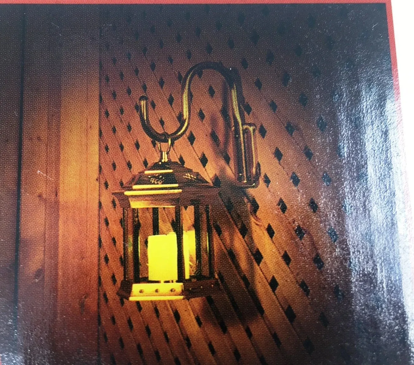 Paradise - Solar Power Flickering Candle Lantern Pewter