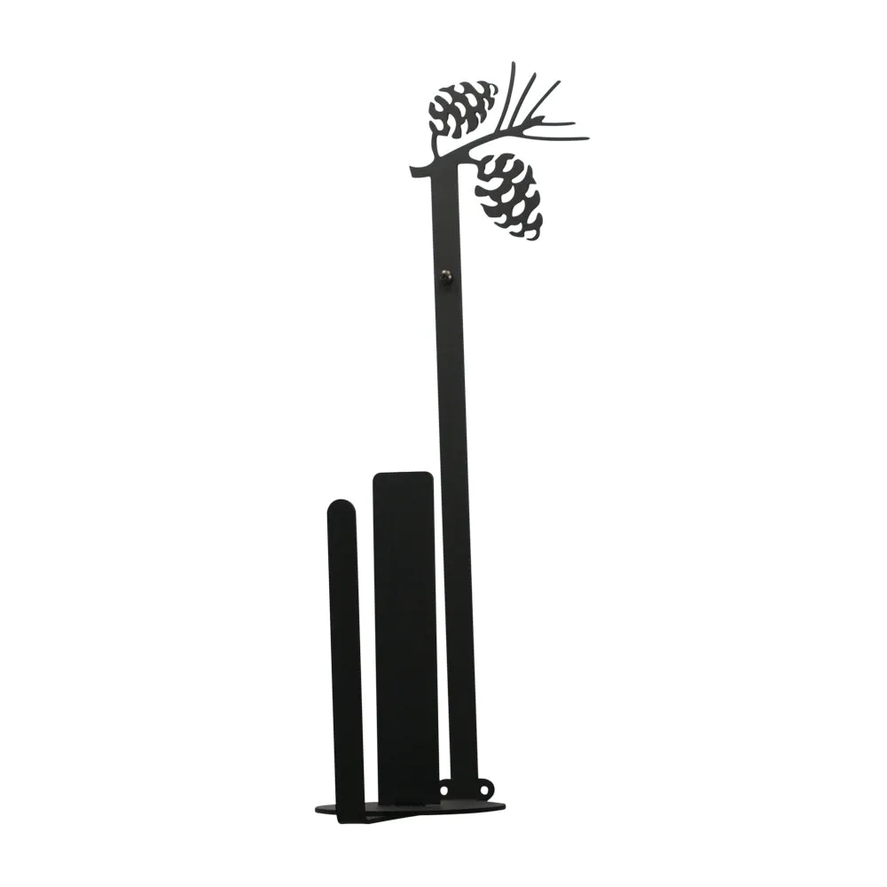 Pinecone Paper Towel Holder Holder Vertical Wall Mount