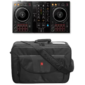 Pioneer DDJ-400 DJ controller for Rekordbox dj & BRLDIGITALXLE Soft Case Bundle