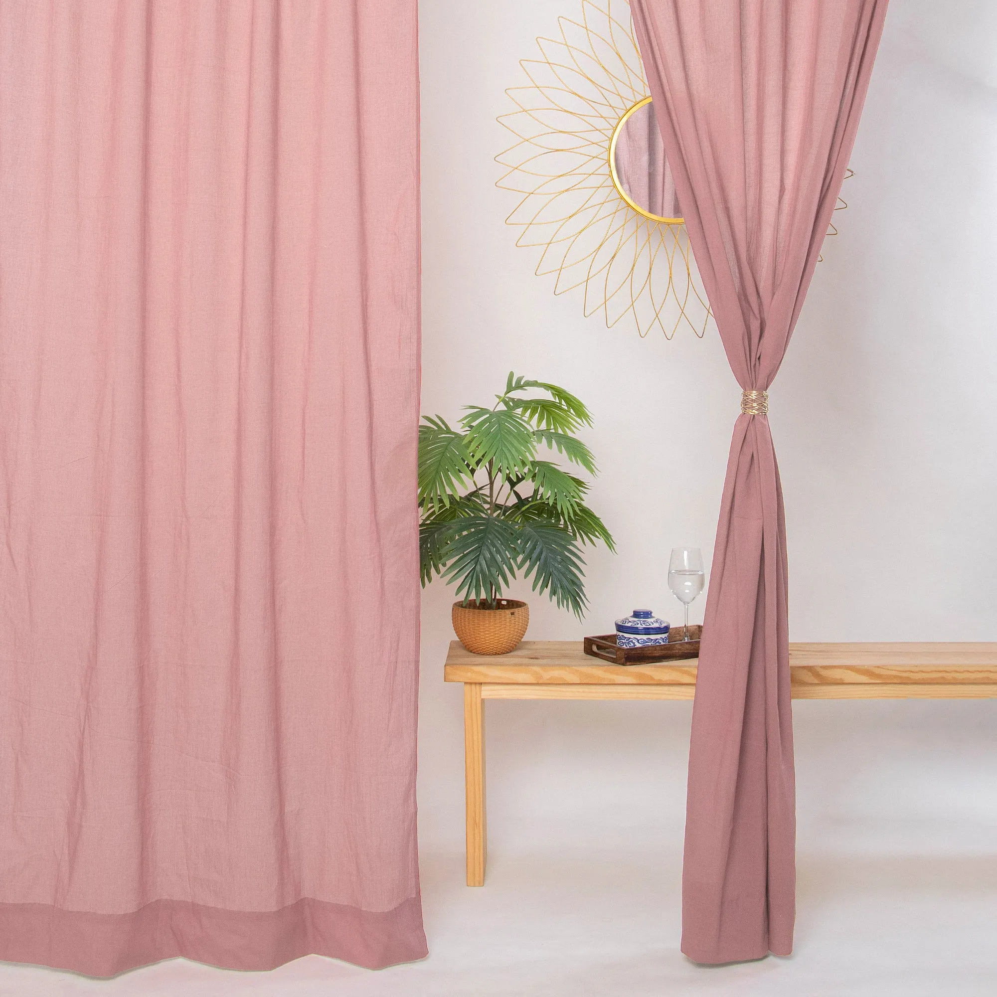 Plain Cotton Curtains
