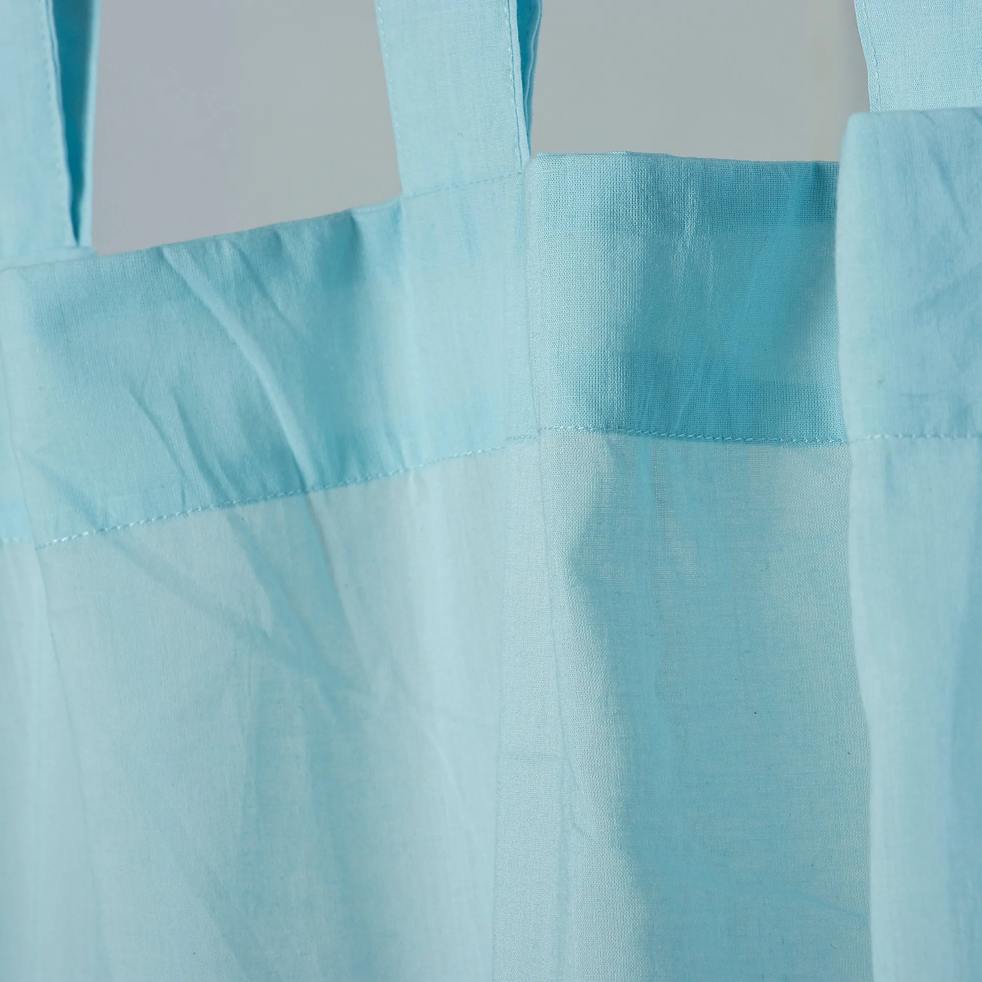 Premium Blue Voile Airy Cotton Parde Best Design