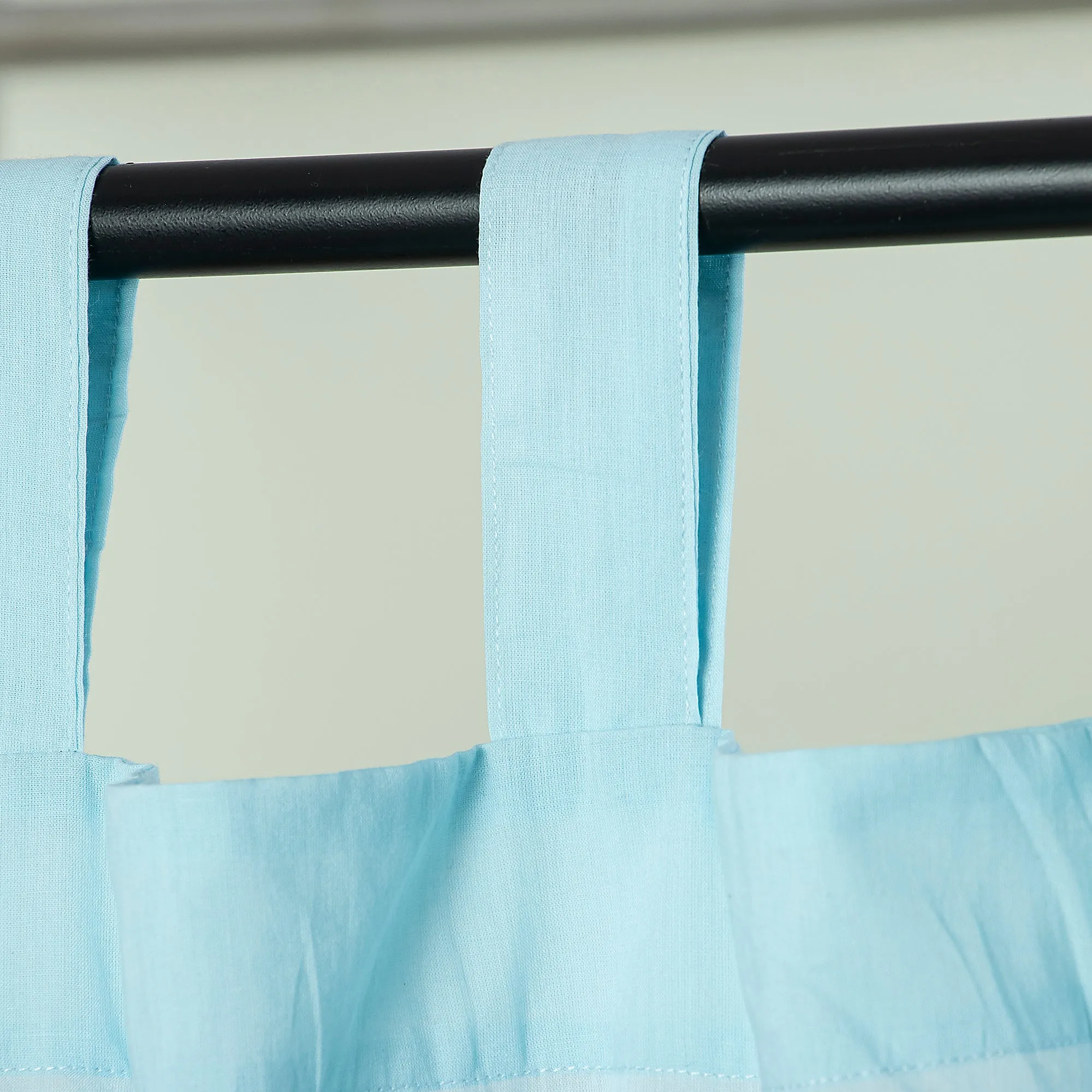 Premium Blue Voile Airy Cotton Parde Best Design