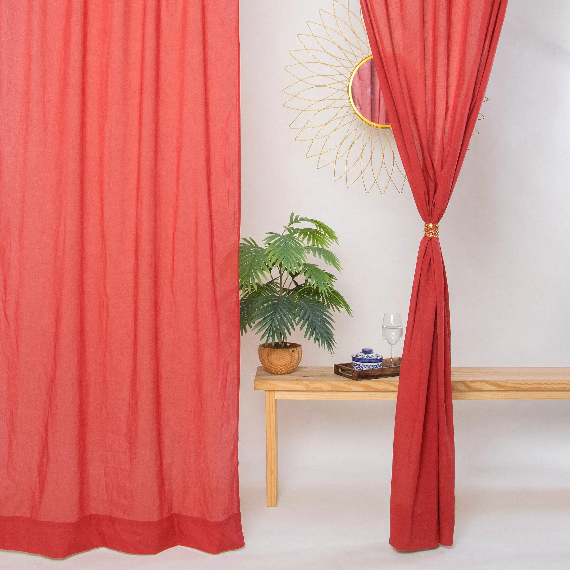 Premium Cotton Windows Curtain Set