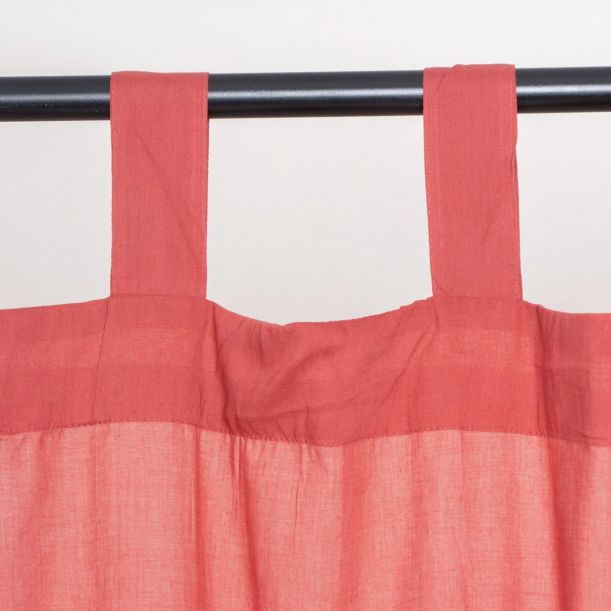 Premium Maroon Cotton Sheer Beautiful Curtain Set