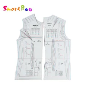 Professional Dressmaking Ruler for Creating Basic Dress Pattern Templates – Essential Tool for Dress Design and Sewing DR101