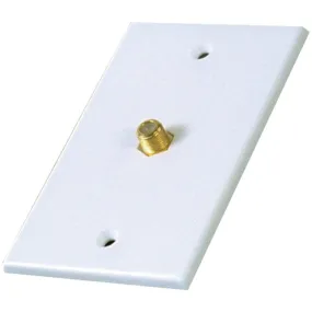 RCA VH61R Single Coaxial In-Line Wall Plate
