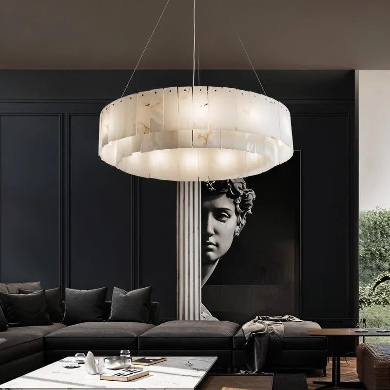 Regalis Alabaster Chandelier Light