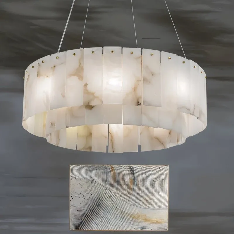 Regalis Alabaster Chandelier Light