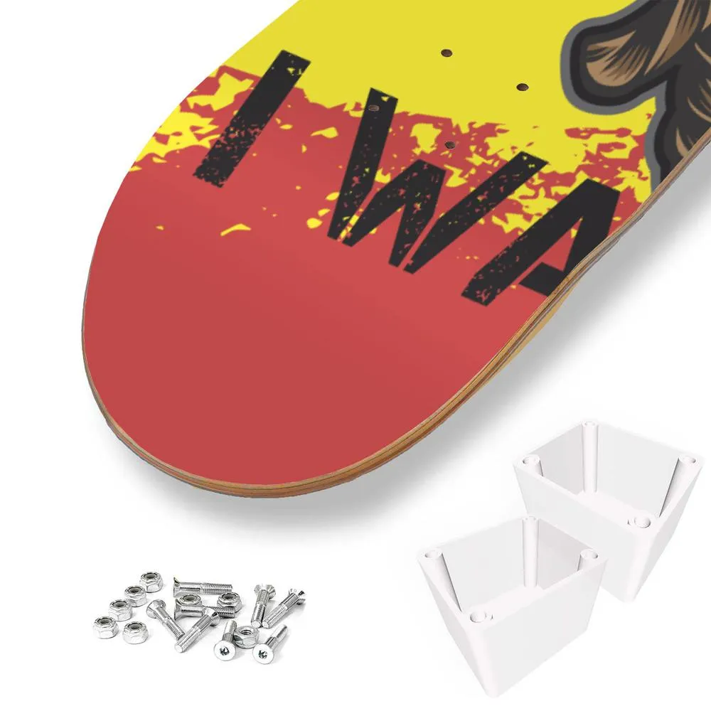 Reggae Alien Skateboard Wall Art