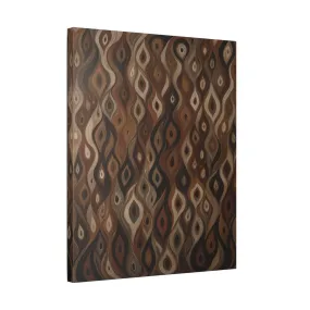 Satin Canvas Vibrant Serenity - Crafted by Artisan & Blooms