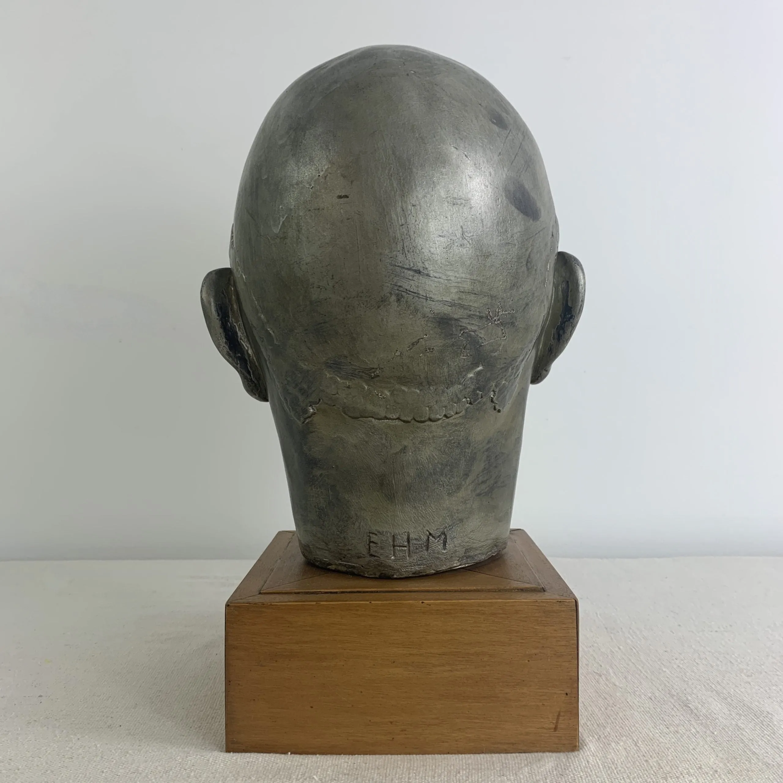 Sculpture, Male Head on Stand, “Young Nelson Mandela” Table Sculpture