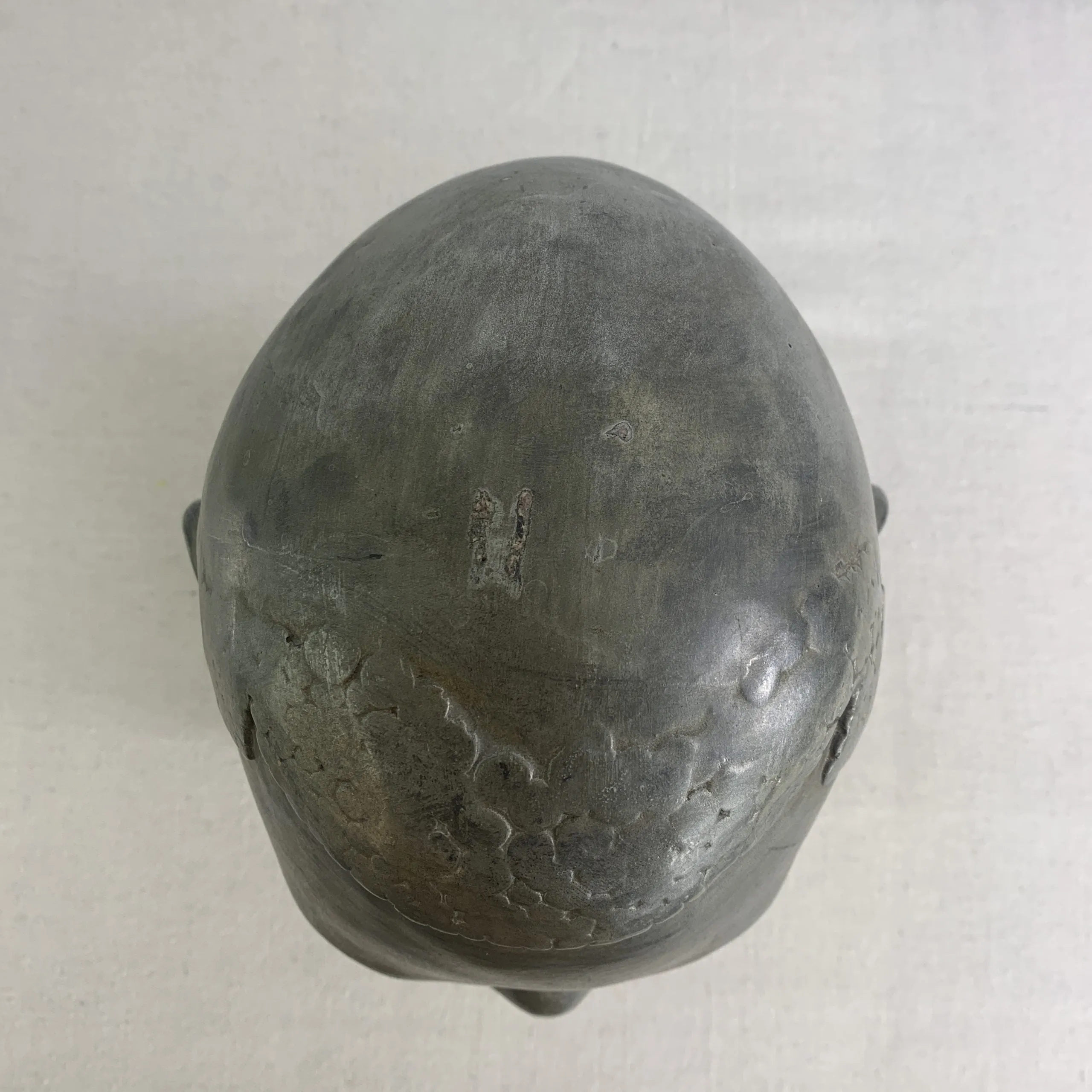 Sculpture, Male Head on Stand, “Young Nelson Mandela” Table Sculpture