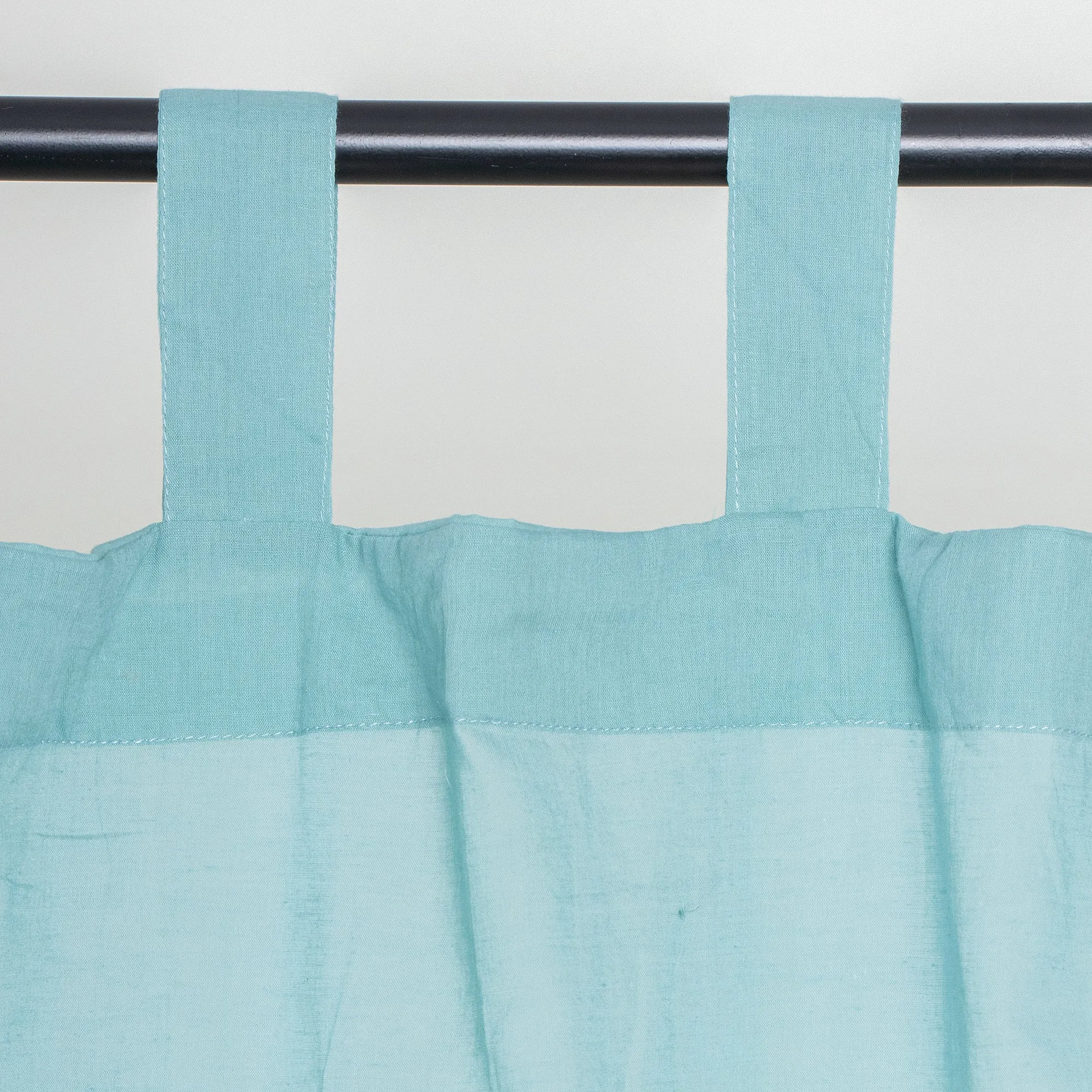 Sky Blue Premium Sheer Curtains Set