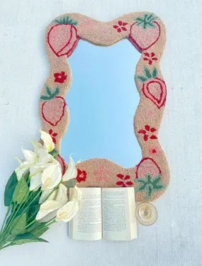 Soberry Tufted Mirror | 36 x 23 inches